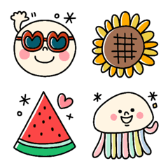 My favorite emojis in summer Part4.