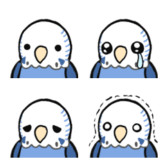 Kawaii budgerigar emoji