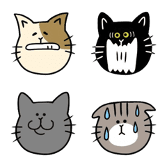 Several types of cats Emoji