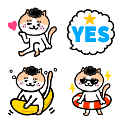 Cat human daily conversation Emoji 6