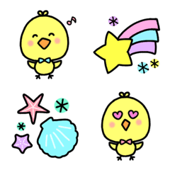 Easy to use! Chicks & various emoji