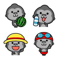 Summer emoji of the gorilla