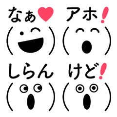 Emoji of Face Moji with Osaka Dialent