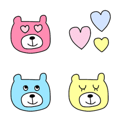 colorful bear emoji 1