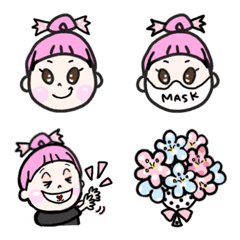 Candy girl Emoji 2