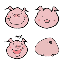 豚の絵文字①