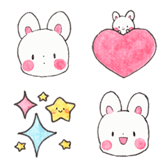 Little rabbit and friends Emoji