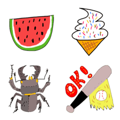 pop kawaii summer 3 emoji 