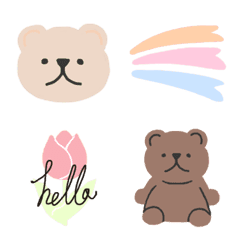 natural bear emoji