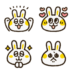Charming rabbit 'Monsyuke'-Emoji2-
