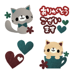 Honorific cat cute emoji