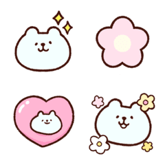 kawaii polar bear emoji