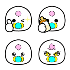 Hagechobin-chan simple emoji