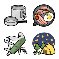 [ camping ] Emoji unit set of all