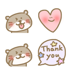 kawaii cute otter everyday useful emoji