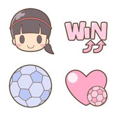Emoji gadis sepak bola