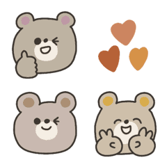Bears and heart emoji