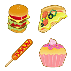 A Emoji of fast food.