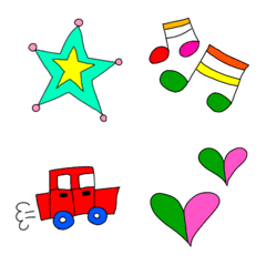 Colorful Emoji by onigirinorico