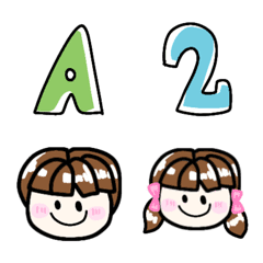 Cutie emoji : abc minimal cute