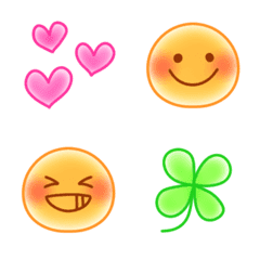 Cute warm fuzzy emoji