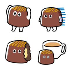 Delicious chocolate Emoji
