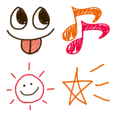 Simple emoji 4 colorful