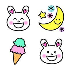 Rabbits & various emoji