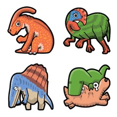 [ Dinosaur ] Emoji unit set of all