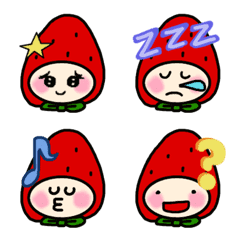 Lovely Strawberry Ai emoji