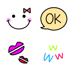 Colorful Emoji 16,you can use many times