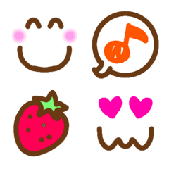 Easy to see emoji feeling