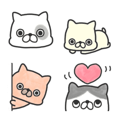 French bulldog cute emoji