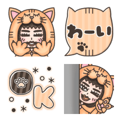 Kyappy-chan Frequently used basic Emoji