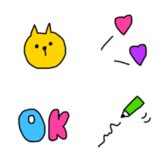 Colorful Kawaii Emoji !!