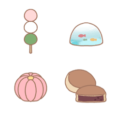 Very cute Japanese sweets emoji