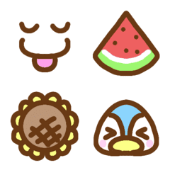 Easy to see emoji mood Summer