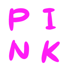 My Own Font with Impact ver.Pink