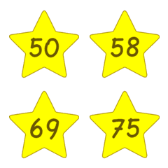 Star Yellow Gold color numbers (41-80)