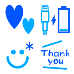 All Blue emoji