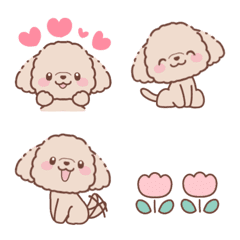 Chibi toy poodle emoji