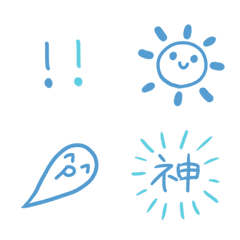 Simple & Summer color Emoji
