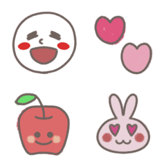 Natural cute crayon emoji
