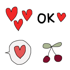 simple heart and love Emoji.
