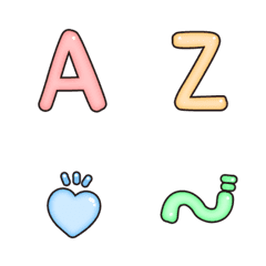 A-Z Cute Emoji