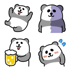 Black and white panda Emoji