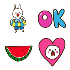 UH THE RABBIT Emoji3 [summer]