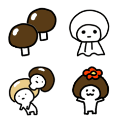 Emoji of mushroom