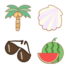 Emoji in the summer