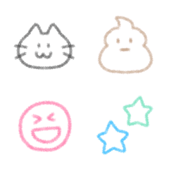 Crayon simple emoji